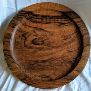 ALAN HOLLAR | Curly Walnut Serving Platter